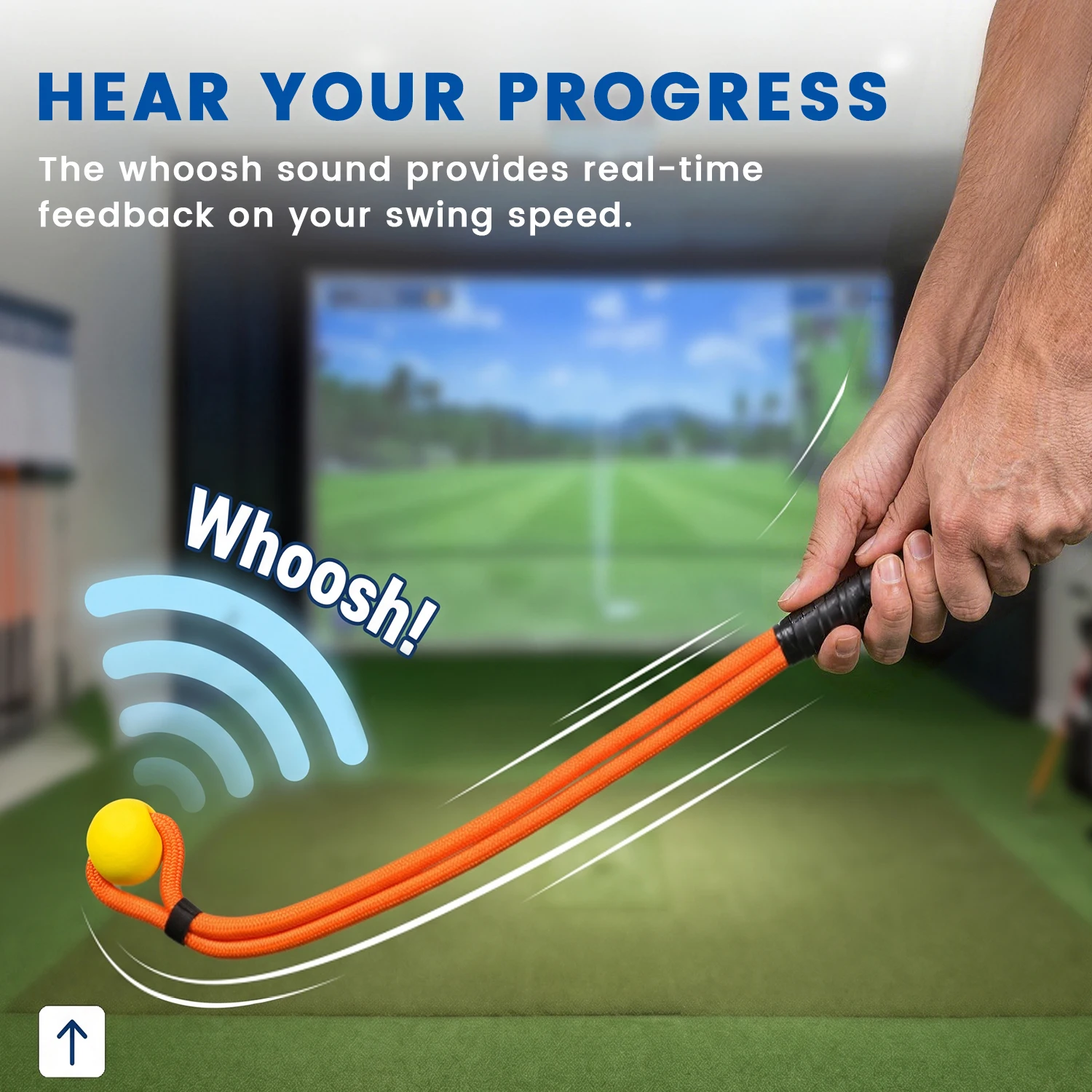FzcSpeed Golf Rope Swing Trainer Golf Swing Training Aid,Improved Golfers Swing and Master Tempo,Golf Gifts