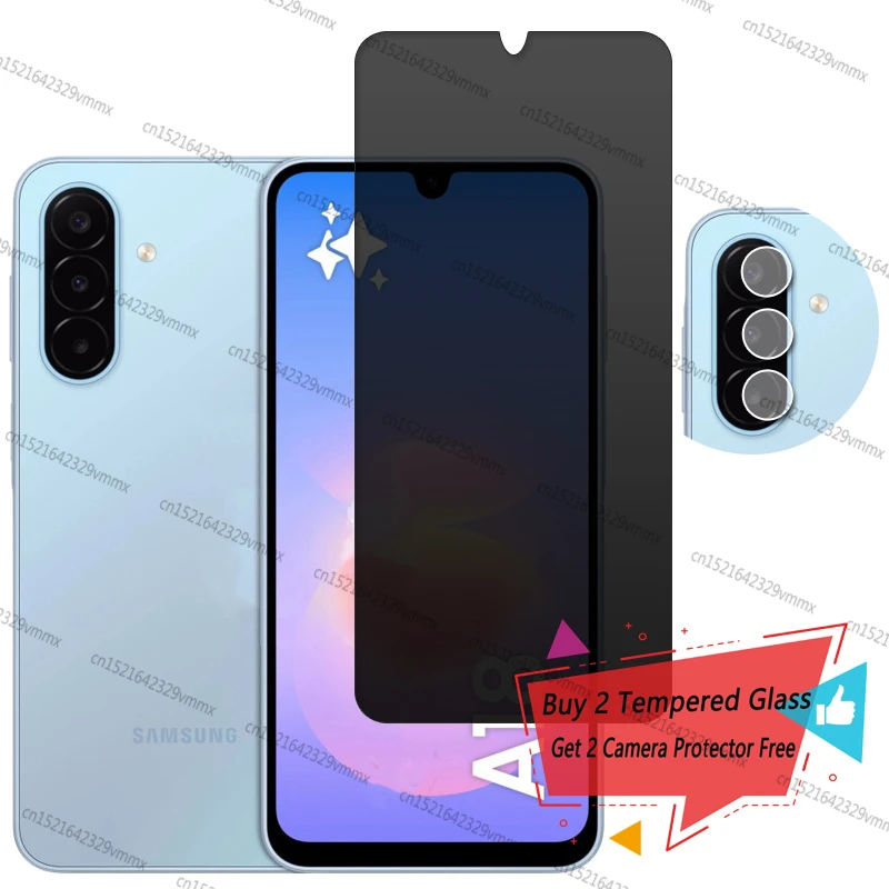 Privacy Tempered Glass For Samsung Galaxy A18 Privacy Screen Protector For Samsung A18 Glass For Samsung A18 4G Camera Lens Film