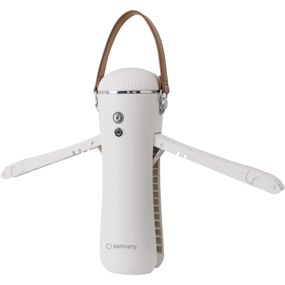 Electric Portable Dryer for Clothes - Mini Clothes Dryer with Shoe Drying Attachment, Foldable Drying Rack, Super-Quiet Motor, T