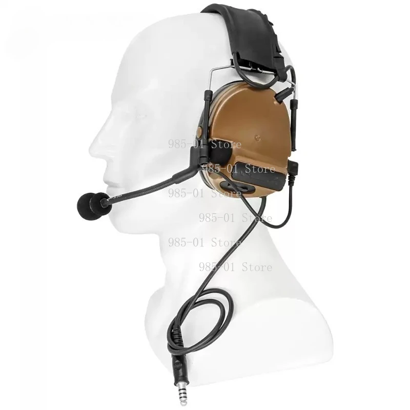 Premium Silicone CB Color Headphones Detachable TAC-SKY Comtac-III/C3 Noise-Cancelling Tactical Headset