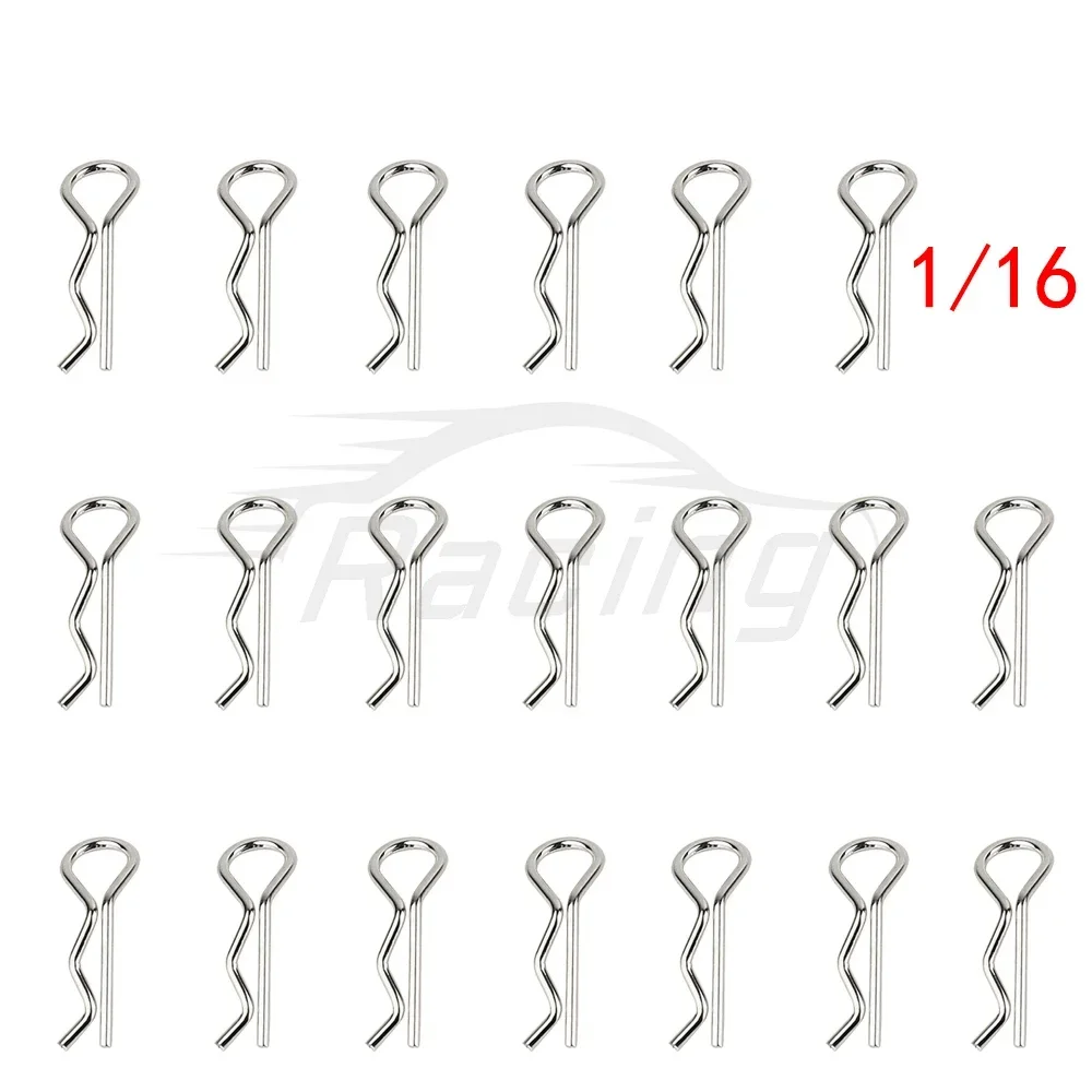 20/50 1/8 1/10 1/12 1/14 1/16 1/18 RC Auto Karosserie R Clips Karosserie Pin Metall Körper Shell Clip Pin Buggy Lkw Spielzeug Zubehör