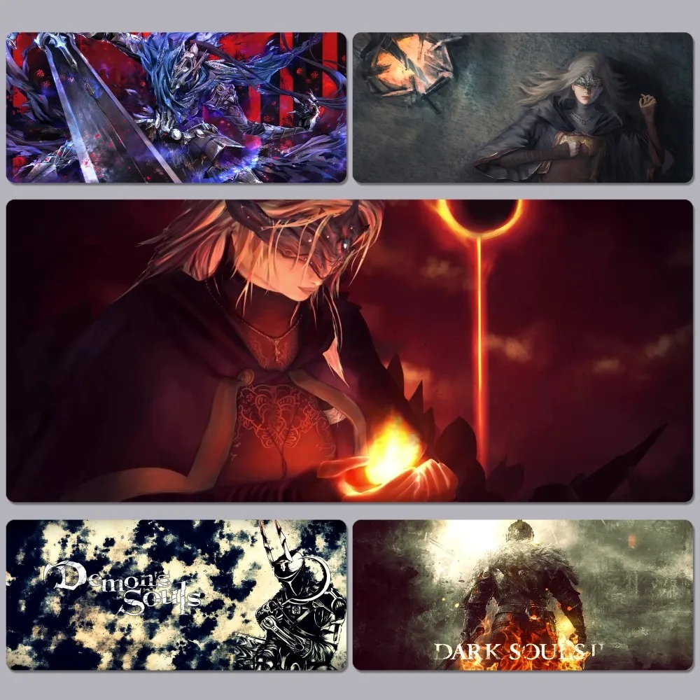 

Anime Dark Soul Mousepad Large XXL Thickened Mouse Pad Oversized Gaming Keyboard Notebook Table Mat