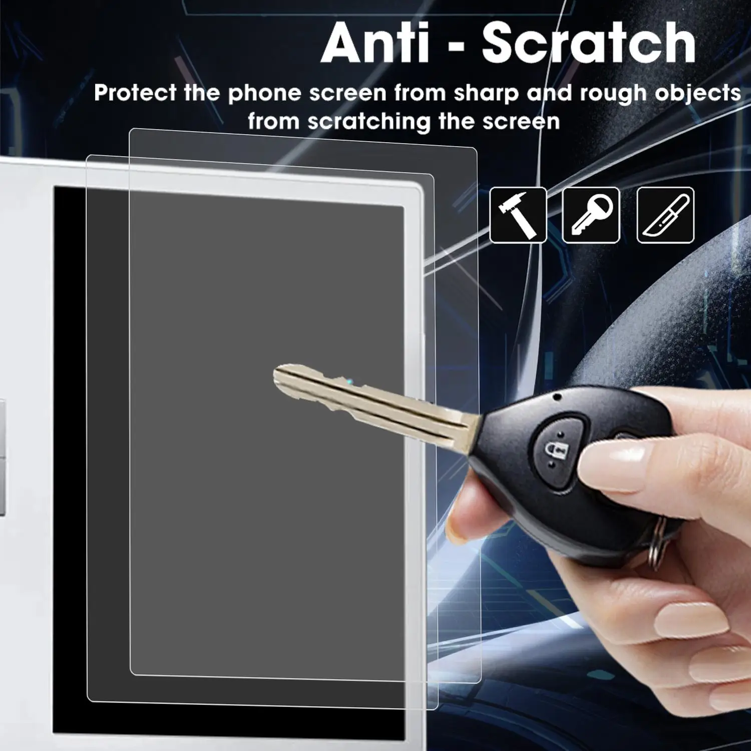 Soft HD Screen Protector Anti Fingerprint PET Film for Boox Go Color 7 E-reader Anti-scratch Nano-coated Film for Boox Go Color7