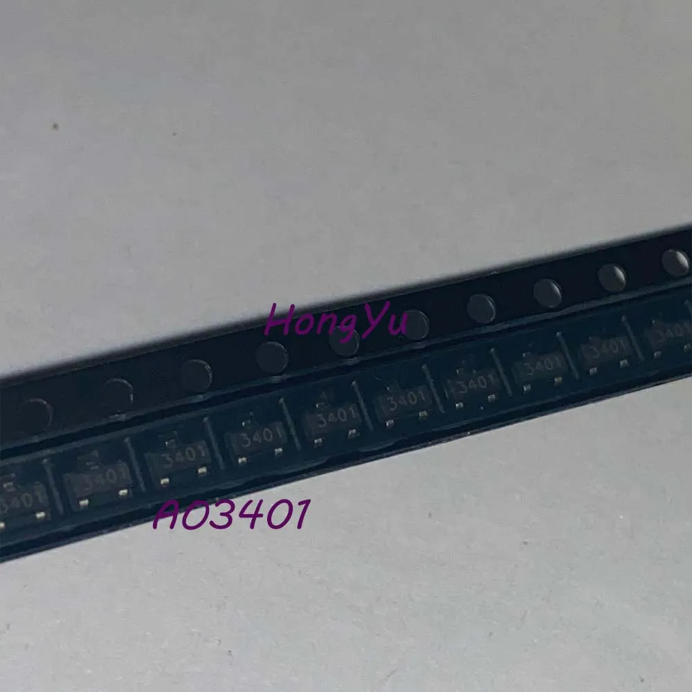 50 Pcs/Pieces AO3400 AO3401 AO3402 AO3404 AO3406 AO3407 AO3415 AO3416 SOT23-3 SMD MOSFET N-CH AO3400A New Stocks Inventory