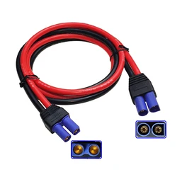 EC5 Male to EC5 Female Extension Cable 3.28FT EC5 Male and Female Connector Extension Cord Lead Adapter for RC Lipo Battery