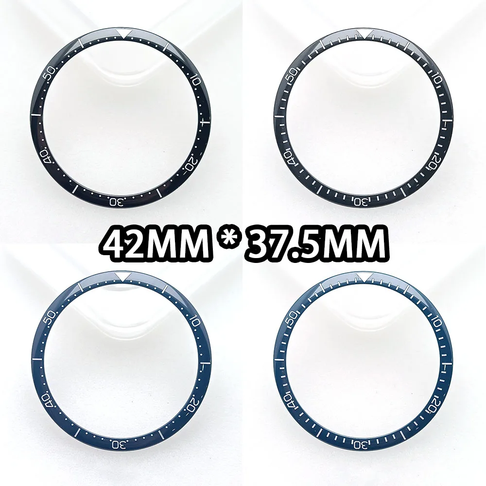 

Tilted 42mm * 35.7mm Tag replacement ring Ceramic watch inlaid bezel Celebrity watch accessories Watch without Luminous