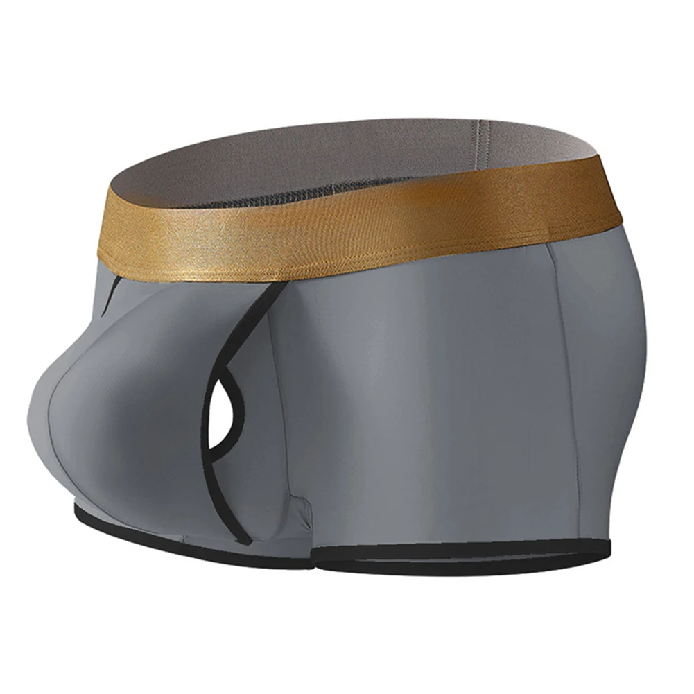 الخريف الربيع الرجال تنفس ملخصات ملابس داخلية للرجال بلون تنفس مرونة عالية تمتد الحرير الجليد