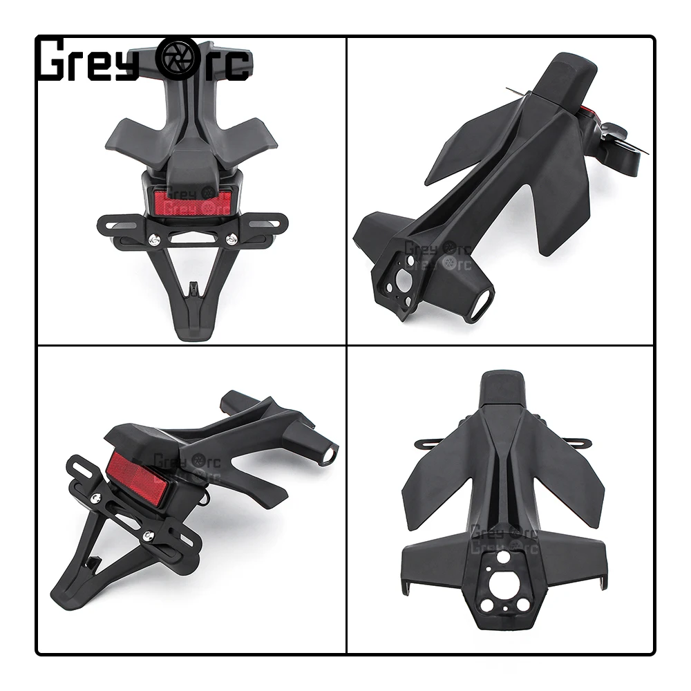 Rear Tire Fender Motorcycle License Number Plate Light Frame Holder Bracket Turn Signal Fit For Yamaha YZF R1 2015-2023 YZFR1M