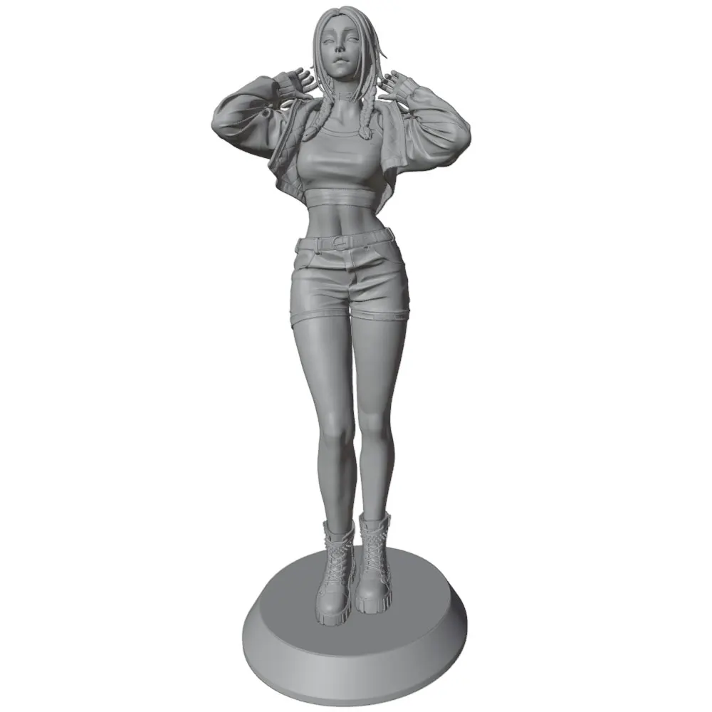 1/24/18/16/12/8 Sexy Girl Resin Model Kits GK Miniature 3D Printed Gray Model Figurine DIY Doll Model Unassembled And Unpainted