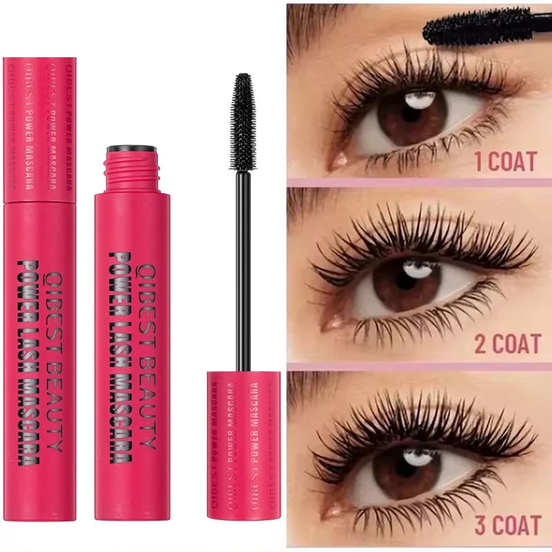 Mascara allongeant pour cils, waterproof, longue durée, soyeux, noir, extension, maquillage, beauté des yeux, cosmétique coréen