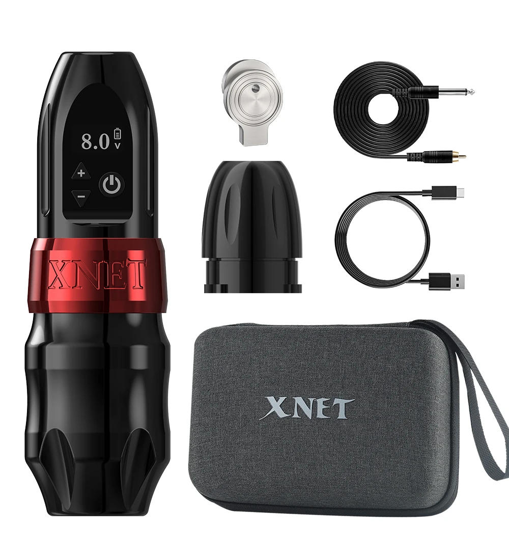 Xnet Titan 2024 Wireless Tattoo Machine Rotary Pen with Extra 38mm