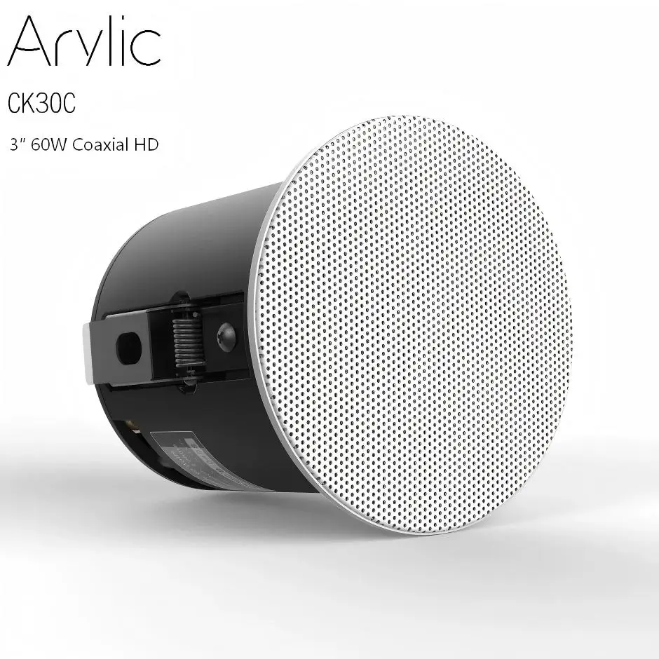 

Arylic CK30C – 3″ 60W Coaxial HD In-Ceiling Speaker (IP66 Rated)