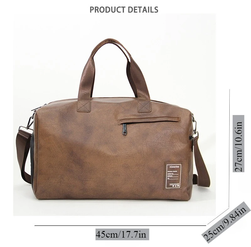 New Fashion Dry-wet Separation Travel Bag Fitness Sports Shoulder Bag Shoe Space Large-capacity Duffle Handbag