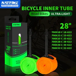 Ultralight Bike Inner Tube 700 X 18 23 25 28 30 32 Road MTB Bicycle TPU Material Tire 65mm Length French Valve Super Light