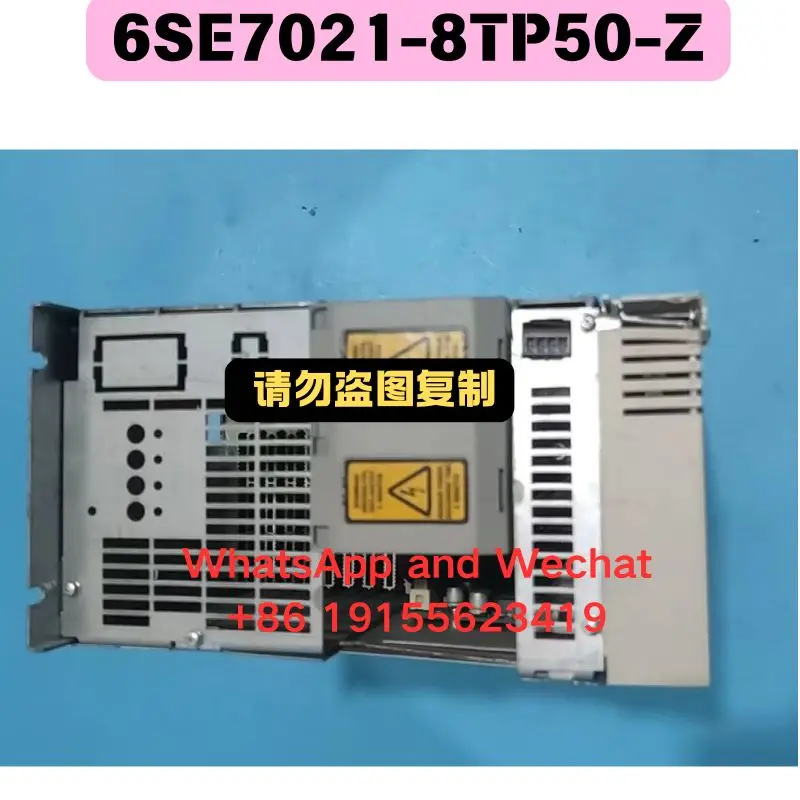 Used OEM disassembled parts 6SE7021-8TP50-Z Driver Functional test OK Quick delivery