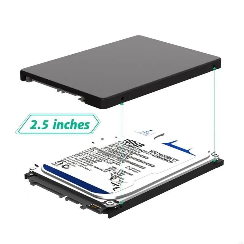 M.2 NGFF Msata SSDs To SATA3.0 2.5inch Hard Disk Drive Enclosure SSDs Case Adapter Card 6Gps with Protective Case 