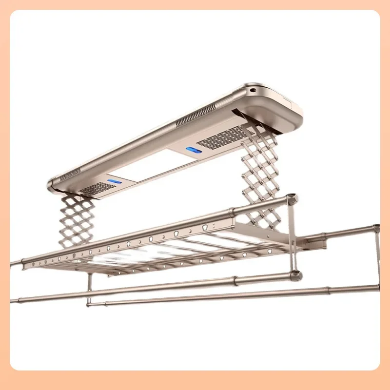 Balcony Electric Drying Rack Drying Rod Duplex Floor Lifting