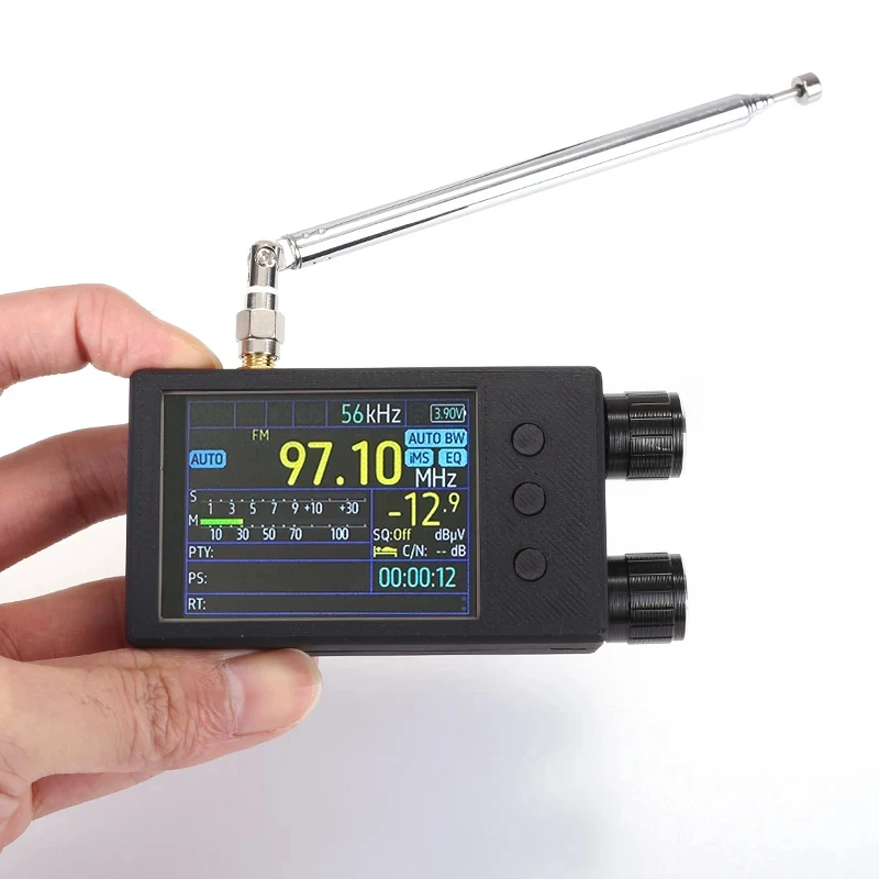 

2026 New Portable TEF6686 Full Band Radio Receiver FM LW MW SW 2.8 Inch Touch Screen DSP Receiver