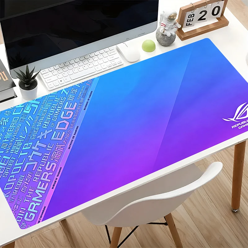 

Large E-sports Mouse Pad Non-Slip R-ROG Gaming Keyboard Mat Natural Rubber Laptop Computer Mousepad Gamer XXL Extended Desk Mat