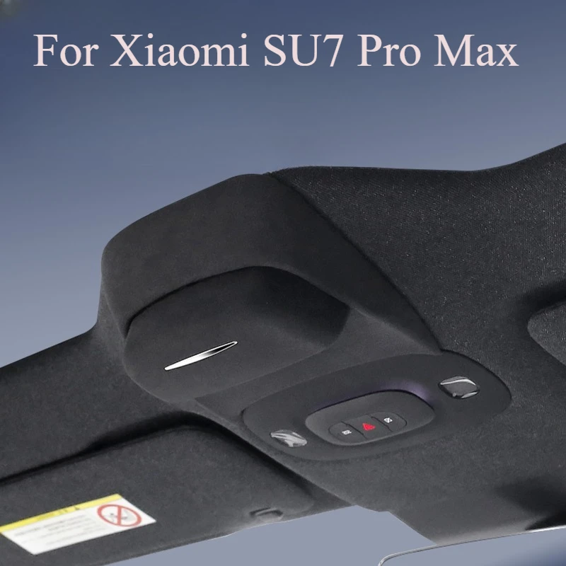 

For Xiaomi SU7 Pro Max Roof Suede Glasses Case Interior Supplies Car Glasses Holder Storage Case