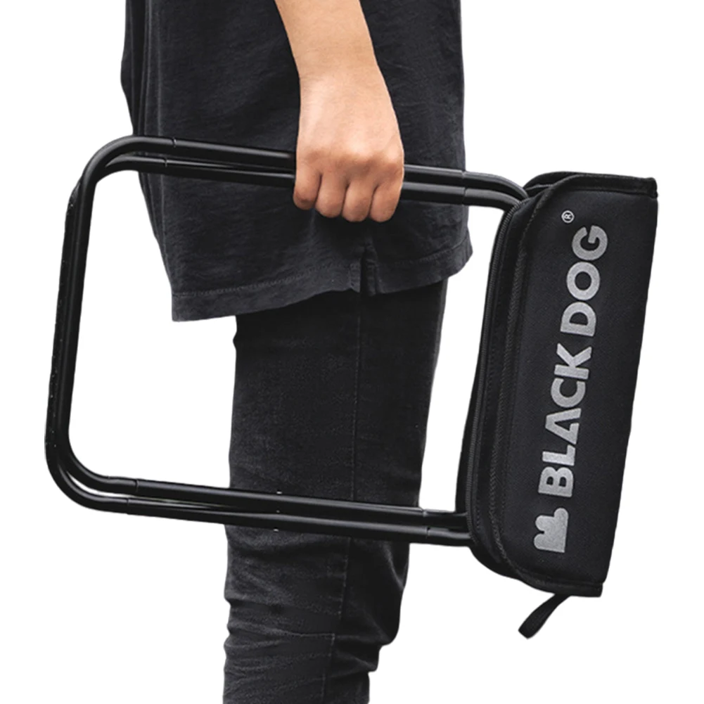 

Outdoor Folding Stool High Load-Bearing Beach Folding Chair 600D Oxford Cloth Lighweight Picnic Chair for Subway Queuing