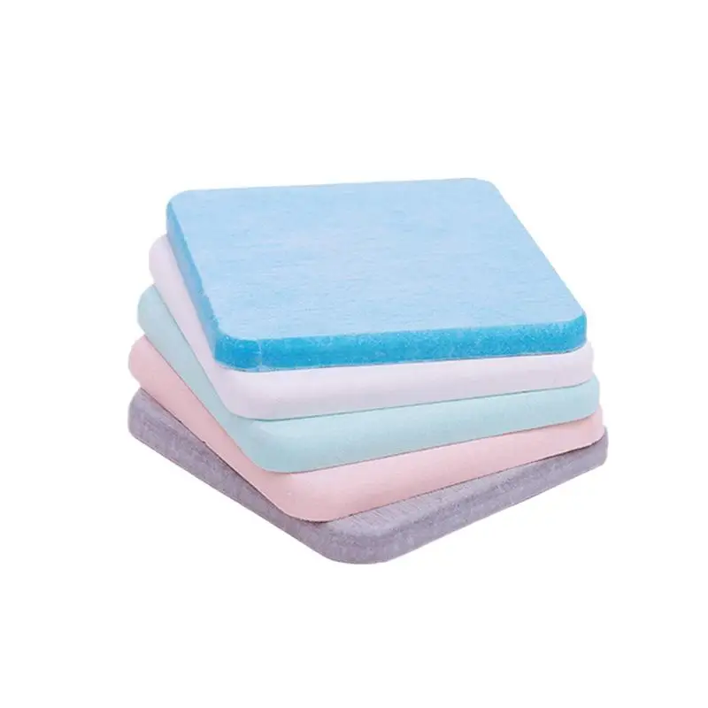 Diatomaceous Earth Mats Toiletries Coasters Simple Absorbent Non-slip Cup Home And Decoration Kitchen Solid Color Round Square
