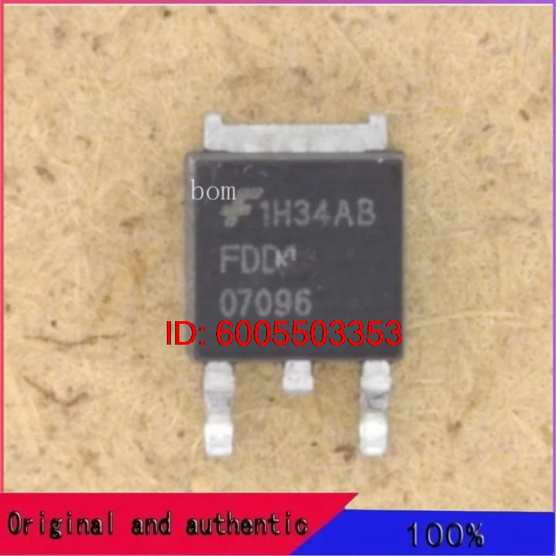 50pcs 07096 Automotive Computer Chip Computer Board M7 Little Turtle Ignitor Chip Transistor Brand New TO252 FDD07096