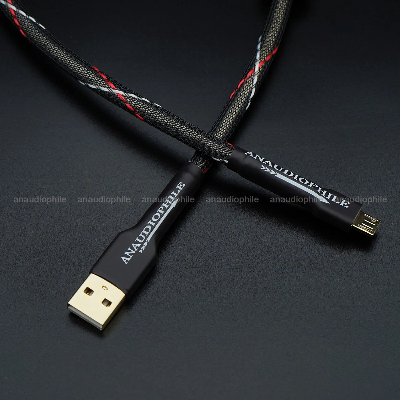 Sliver Plated kabel USB A do Micro USB 5N HiFi rodzaj USB A do Micro kabel do transmisji danych Audio DAC komputer PC wysokiej jakości