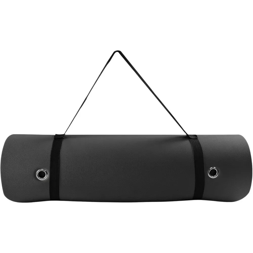 

Hanging Yoga Pilates Exercise Mat for Home Workouts with Carry Strap V Pattern Multiple Colors