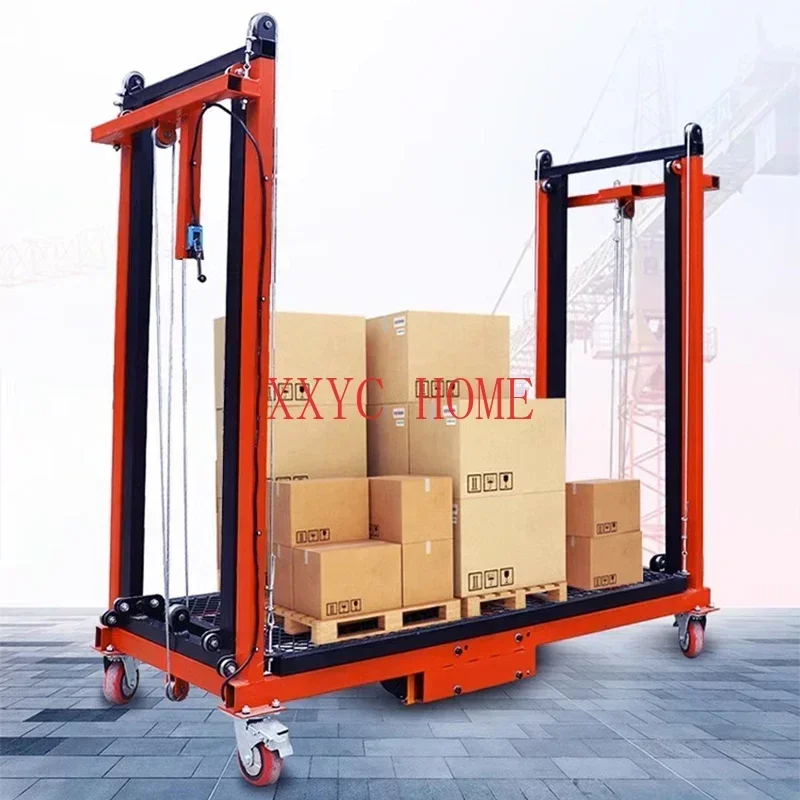 Electric lifting scaffolding 1.5M automatic folding mobile remote control indoor construction site decoration shelf new lift pla