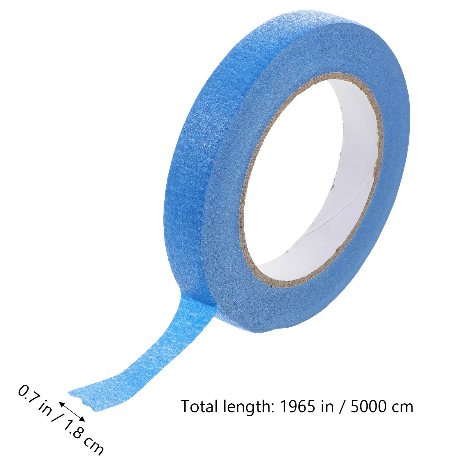 3 Rolls Blue Masking Tape for Painting Crafts DIY Art Projects Clean Removal No Residue Easy Repositionable on Wall Glass Paper