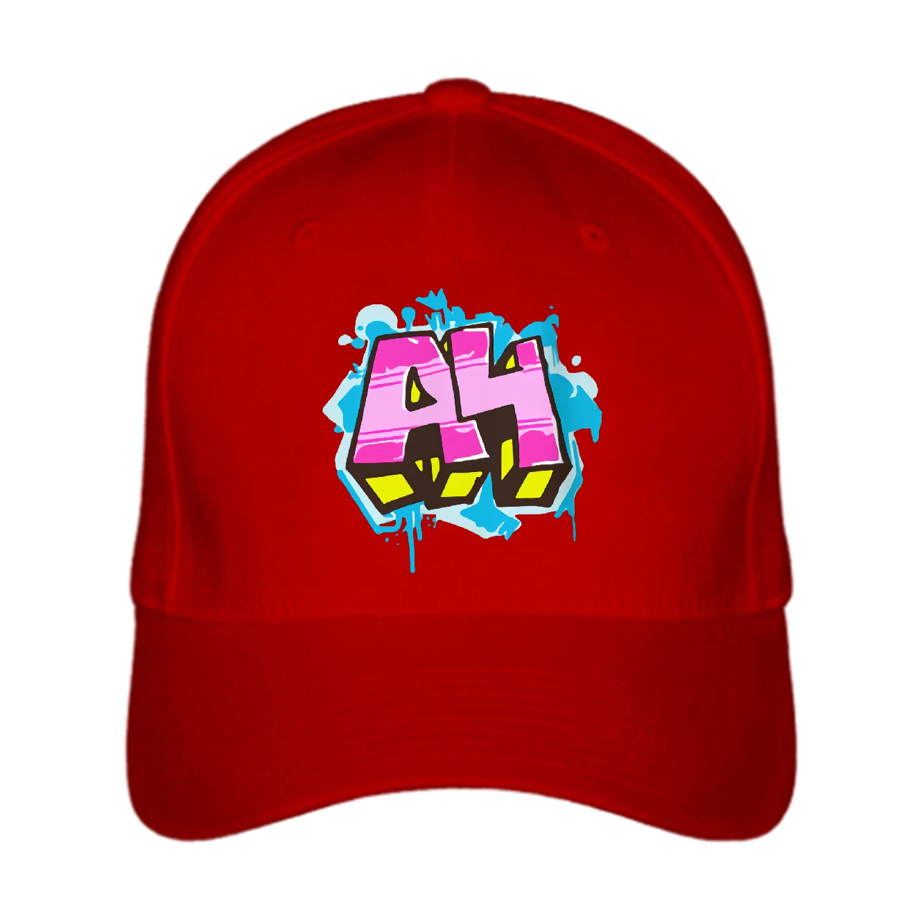 Vlad A4 Paper Graffiti Merch Yellow Kids Baseball Cap With A4 Logo Print Classic-Shaped Five-Piece Reinforced Peak Kids Sun Hat