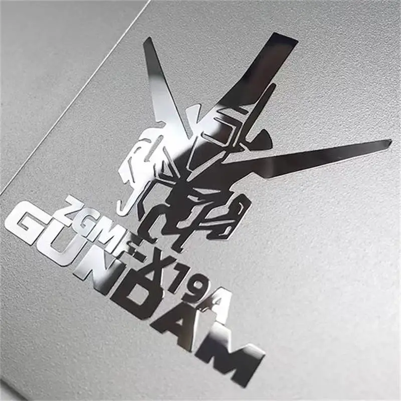 Robot warrior Gao Da metal sticker model box Mobile phone computer decorative metal sticker