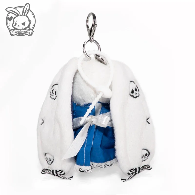 PLUISHIE DREADFULS Bunny Plush Alice Madness Returns Cute Rabbit Doll Bag Charm Hanging Pendant Home Decoration Collectible