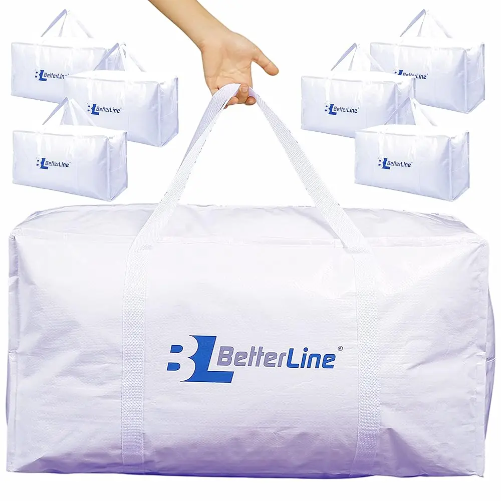

Heavy Duty Moving And Storage Bag,29""X13""X15"" Hes Tote With Reinforced Handles,Holds Up To 65 Lbs.,Tear And Water