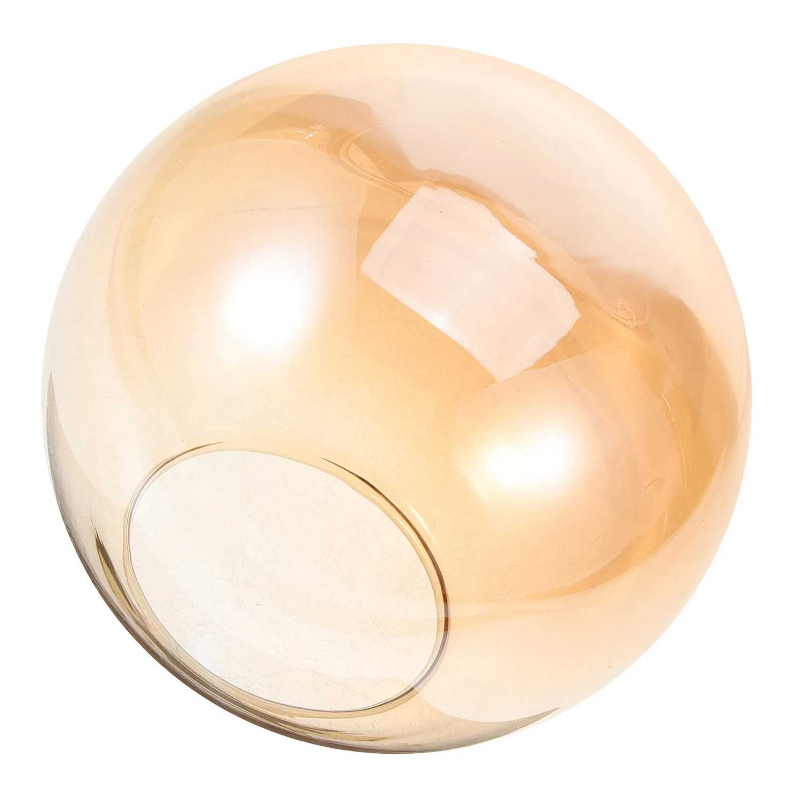 Glass Globe Lamp Shade 2.56in Opening Diameter Spherical Glass Lamp Shade Replacement Globe Cover Pendant Light Wall Sconce