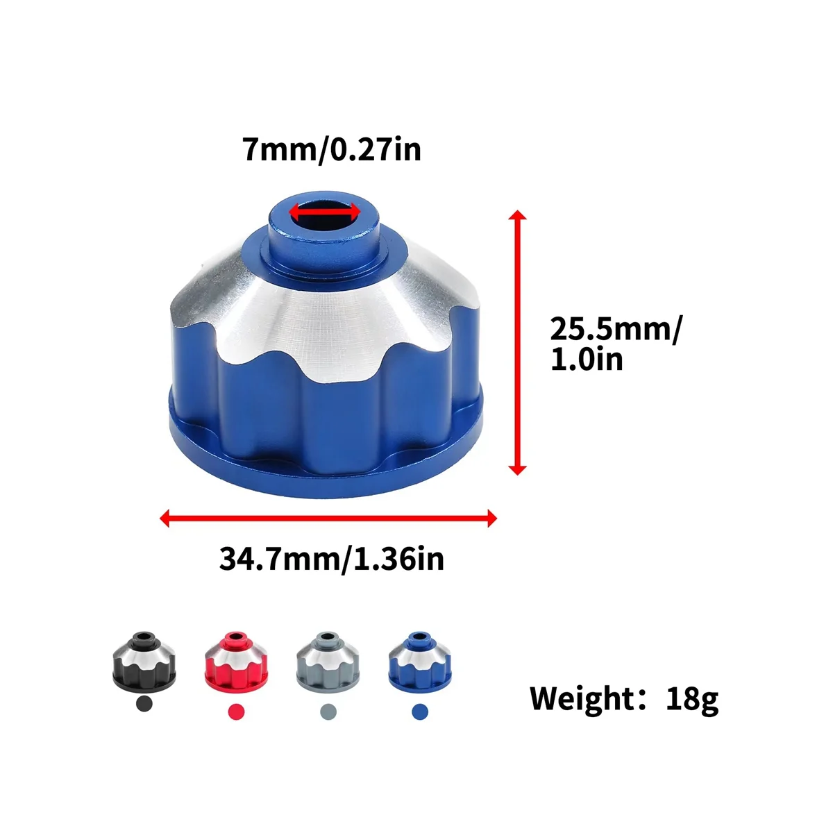 Metal Differential Carrier Diff Case Housing 8981 for 1/10 Traxxas MAXX RC Car Upgrade Parts Accessories,2