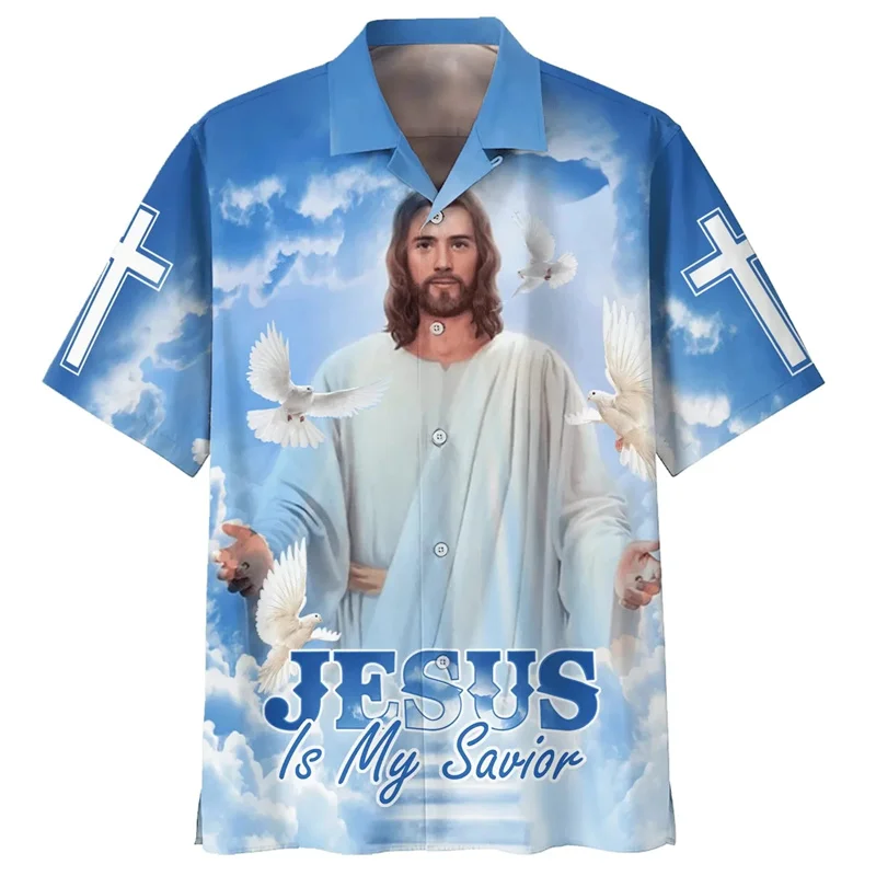 Jesus Love Me God Loves The World  Hawaiian Shirts Mens Womens Fashion Cool Beach Shirts Summer Cool Floral Shirt Tops Clothes