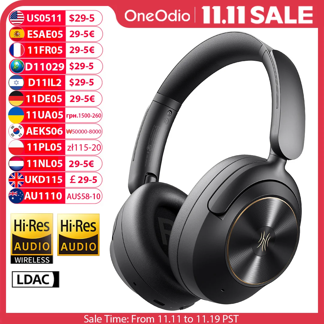 Oneodio A6 ANC Wireless