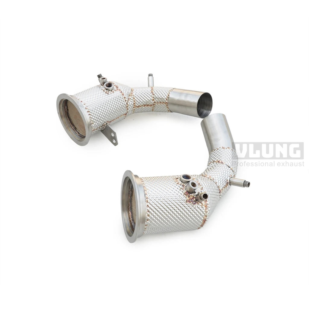 Insulated Stainless Steel High Performance Exhaust Header Downpipe For Porsche 911 Carrera 992 3.0T Car Exhaust Part