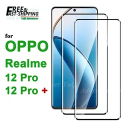 3D Curve Screen Protector For Realme 12 Pro Plus OPPO Tempered Glass High Aluminum HD Crystal 9H Ultra Transparent Clear