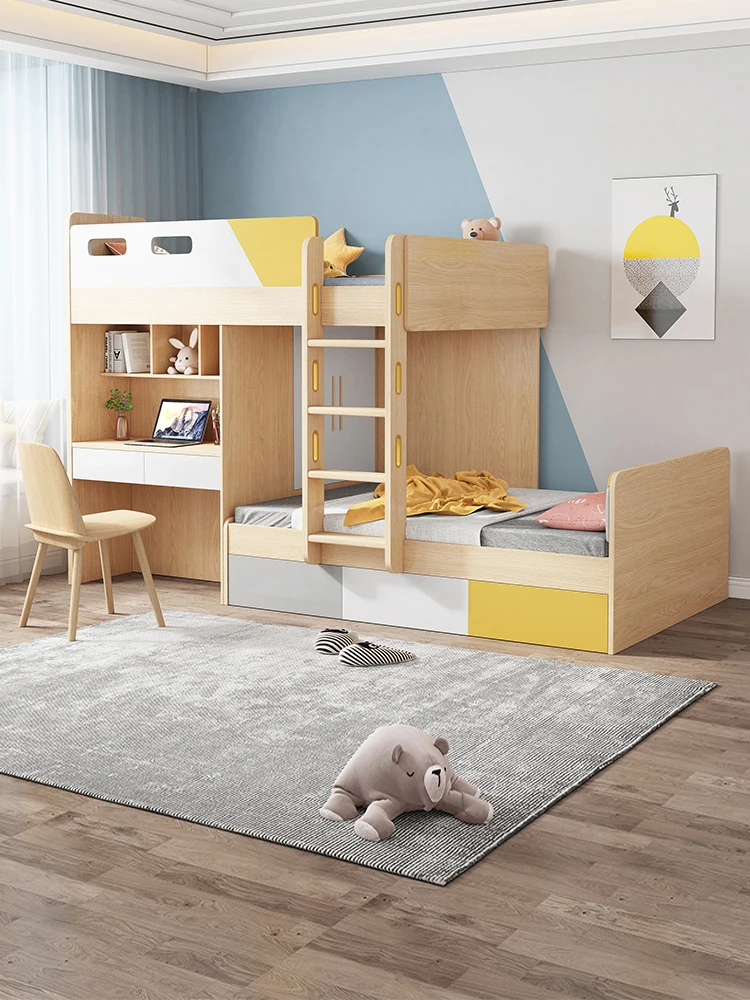 Tatami Bunk Bed Parallel Dislocation Children's Bed Desk