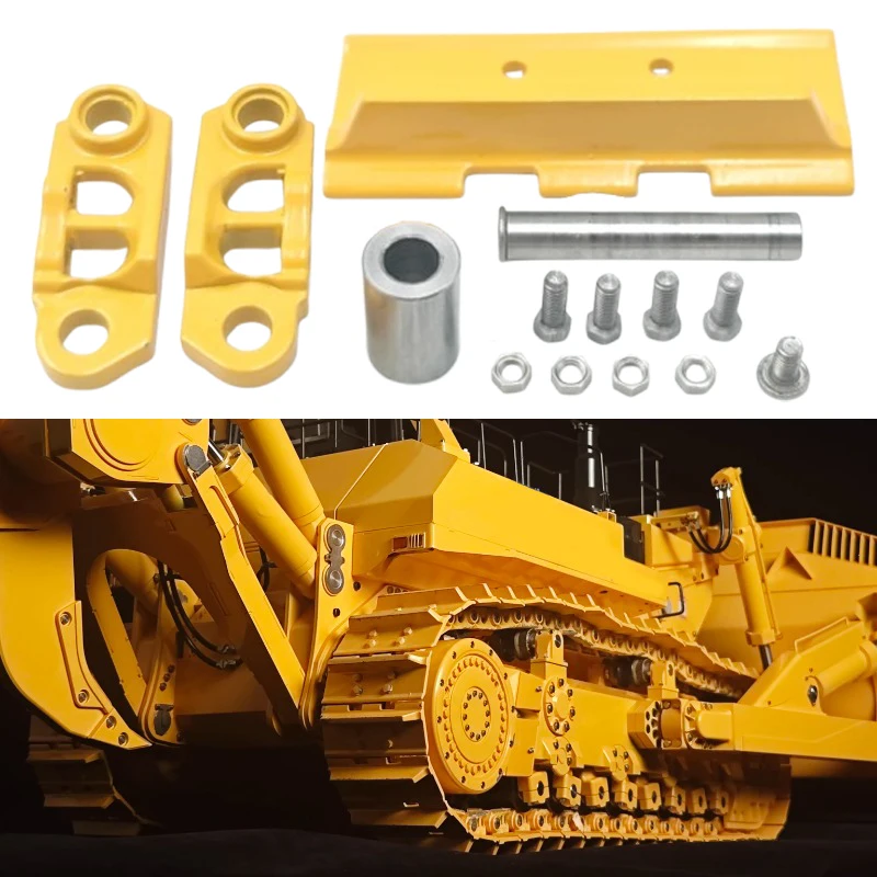 

1pcs Simulation Metal Yellow Track Plate for 1/14 Tamiya RC Truck Bulldozer Tracked Truck diy Parts Toys
