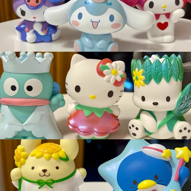 

Подлинная Bandai Sanrio персонажи серии Friends V3 слепая коробка Hangyodon Hello Kitty My Melody украшение фигурка подарок модная игрушка