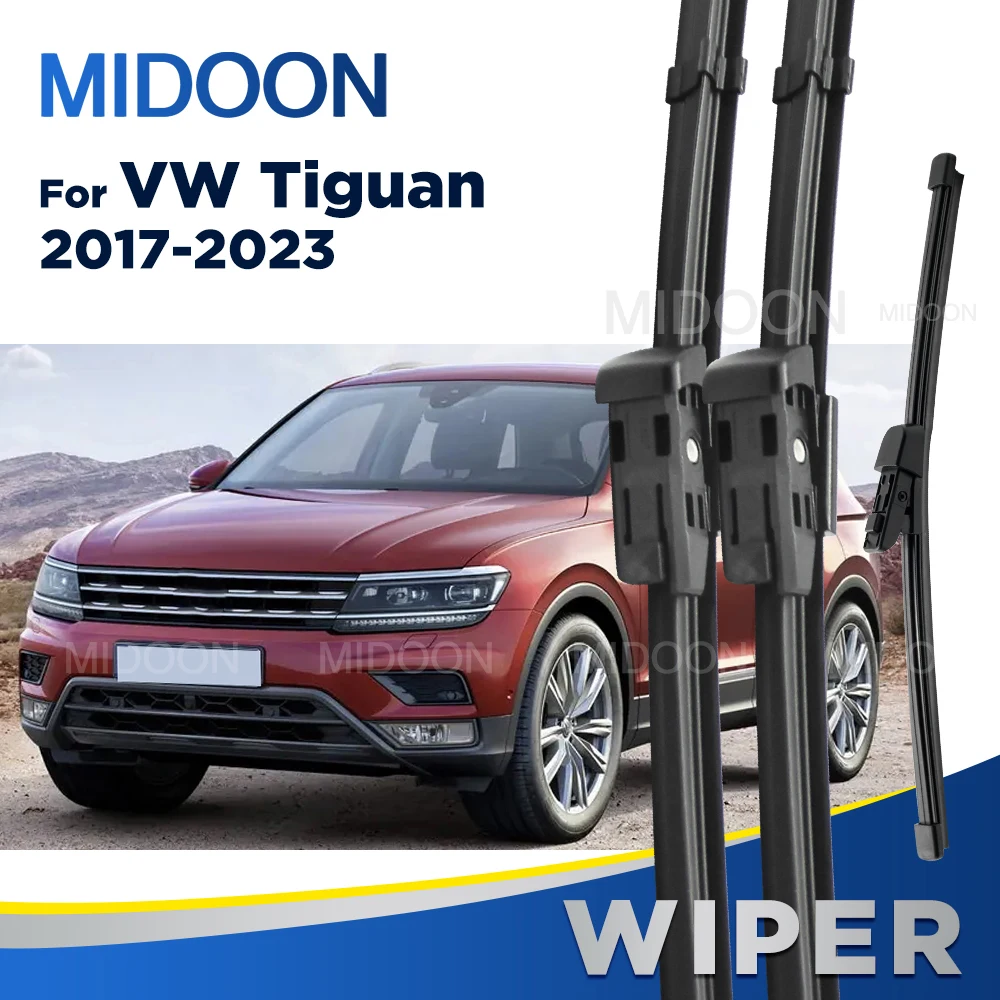 MIDOON Wiper Front & Rear Wiper Blades Set For VW Tiguan MK2 2017 2018 2019 2020 Windshield Windscreen Window 26\
