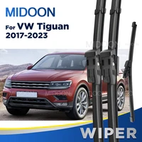 MIDOON limpiaparabrisas delantero y trasero juego de escobillas para VW Tiguan MK2 2017 2018 2019 2020 parabrisas ventana 26 ""+ 21"" + 14""