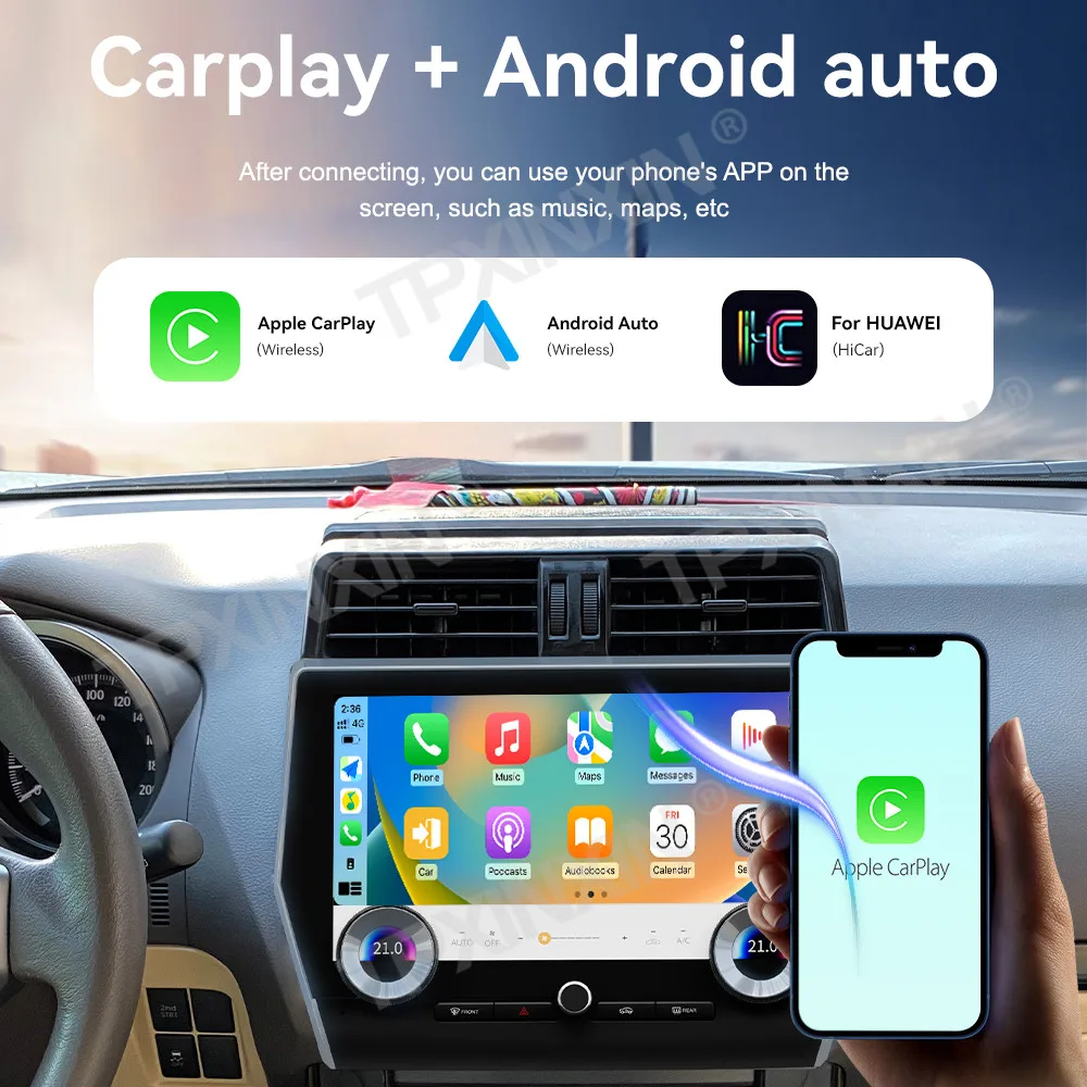 Radio Coche Android For Toyota Prado 2010~2017 GPS Navi Player Automotive Multimedia Stereo Receiver Head Unit