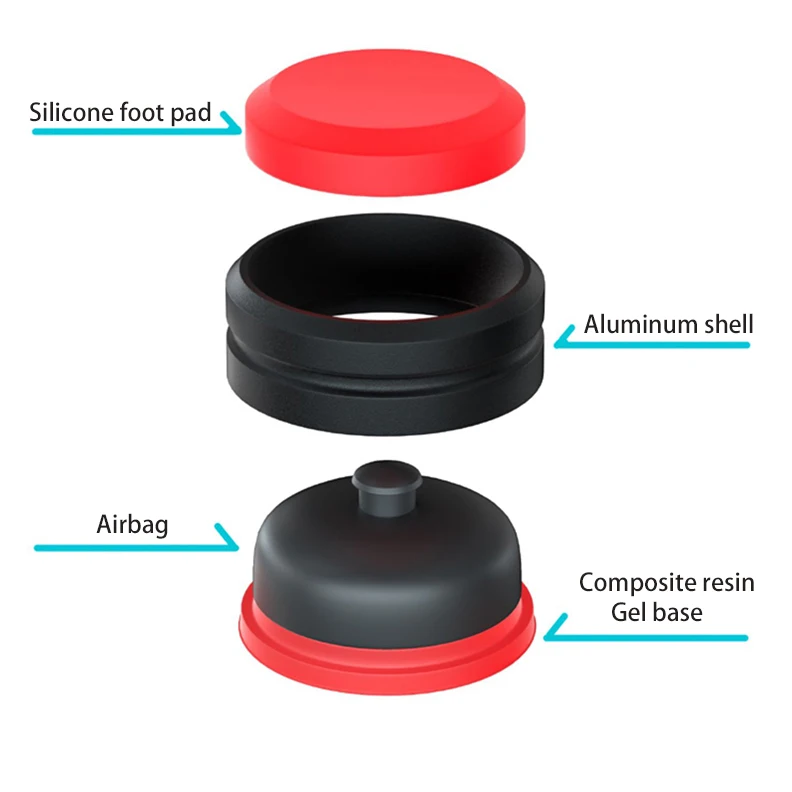 مكبر صوت مكبر للصوت Preamp DAC كمبيوتر محمول مضاد للصدمات HiFi ممتص هلام السيليكا القدم مسمار مخروط قدم منصات امتصاص الصدمات وسادة