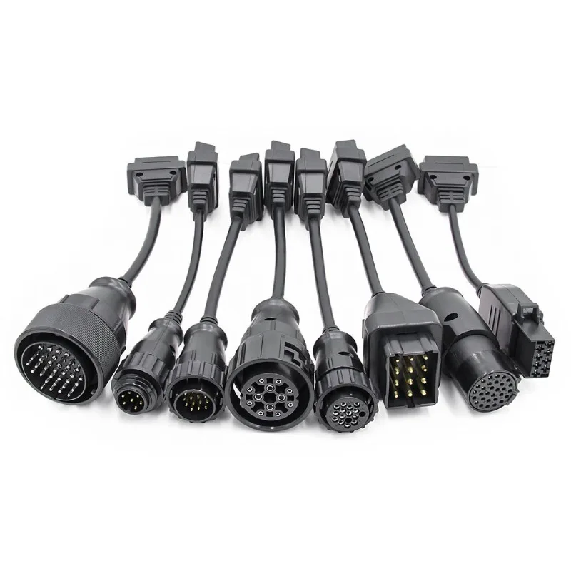 8PCS Truck Cable for AUTO DS150 TCS OBD2 Truck Fault Detector