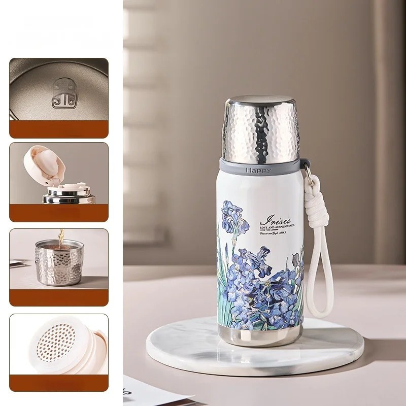 

Gianxi Stainless Steel Vacuum Flasks Ice Cup Cold Insulation Cup Portable Cup Lovely Thermos Cup High Capacity Drinkware Mug